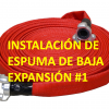Instalación de espuma de baja expansión con proporcionador Instalación de espuma de baja expansión #1