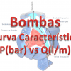 Curva característica P(bar) vs Q(l/m) de una bomba centrífuga con CIH curva-caracteristica-pq